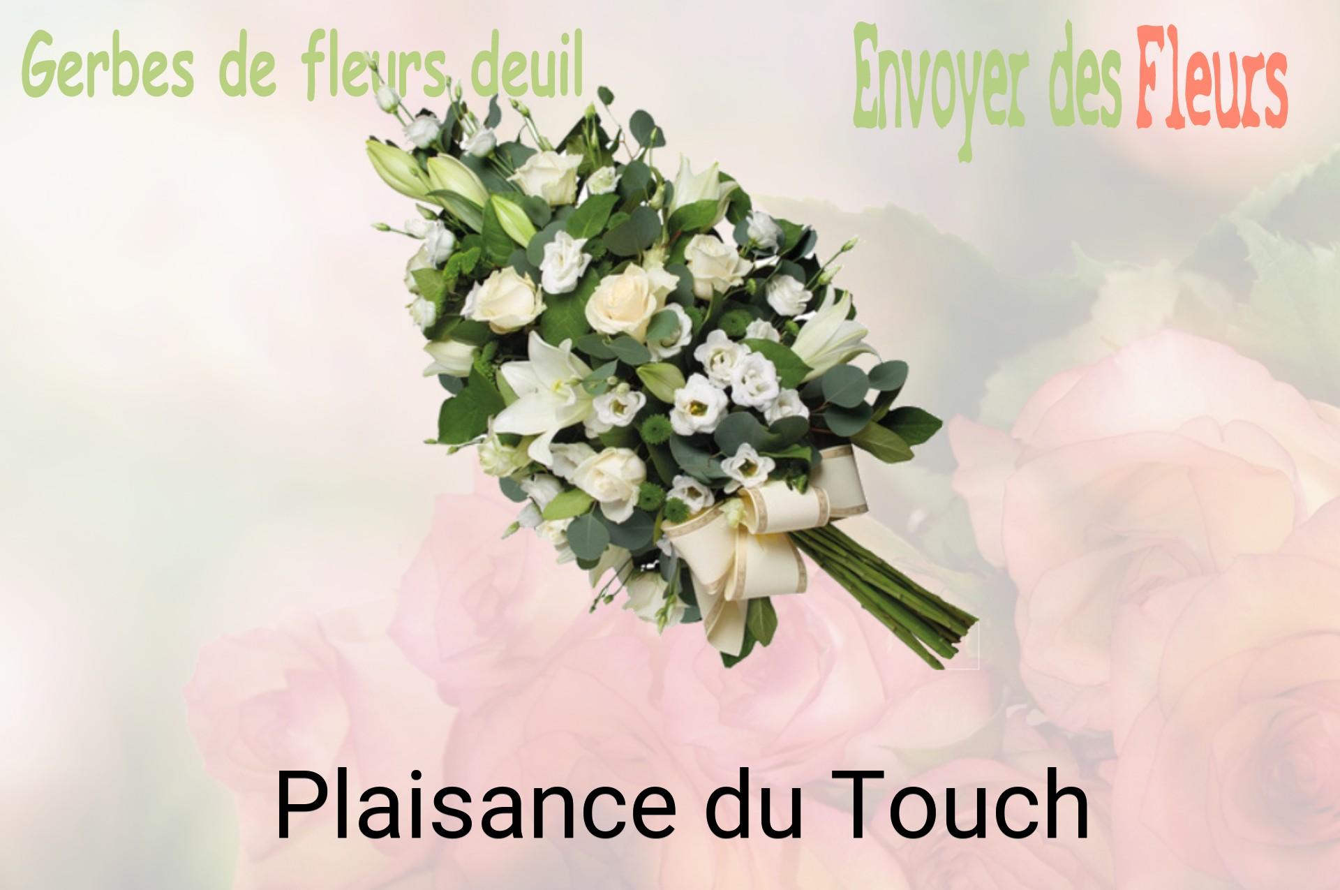 Gerbe de fleurs de deuil livrée à Plaisance-du-Touch